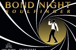 Bond Night im Hotel Atlantic Hamburg mit Soulfinger am 22.02.2025, stilvolles Design.